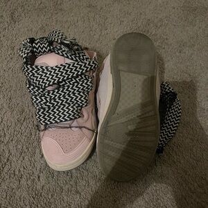 Pink Lanvin Curb Sneaker